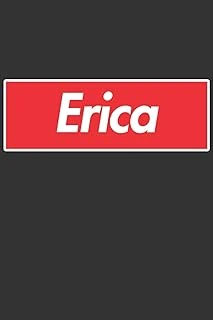 Erica: Erica Planner Calendar Notebook Journal, Personal Named Firstname Or Surname For Someone Called Erica For Christmas Or Birthdays This Makes The Perfect Personolised Custom Name Gift For Erica ürün görseli 1