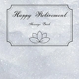 Happy Retirement Message Book: Retirement Party Gift, Keepsake And Guest Book For Messages, Memories, Wishes ürün görseli 1