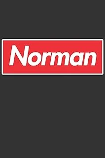 Norman: Norman Planner Calendar Notebook Journal, Personal Named Firstname Or Surname For Someone Called Norman For Christmas Or Birthdays This Makes ... Personolised Custom Name Gift For Norman ürün görseli 1