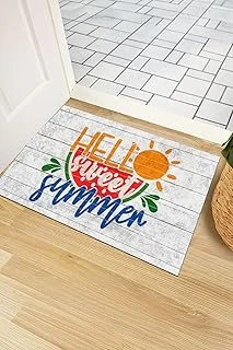 Monnhein Kapı Önü Paspası - Şık Kapı Paspası | Ev, Ofis Dış Mekân Kullanımı İçin (Hello Sweet Summer) ürün görseli 1