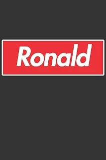 Ronald: Ronald Planner Calendar Notebook Journal, Personal Named Firstname Or Surname For Someone Called Ronald For Christmas Or Birthdays This Makes ... Personolised Custom Name Gift For Ronald ürün görseli 1