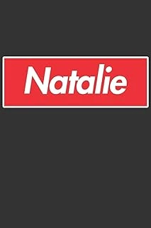 Natalie: Natalie Planner Calendar Notebook Journal, Personal Named Firstname Or Surname For Someone Called Natalie For Christmas Or Birthdays This ... Personolised Custom Name Gift For Natalie ürün görseli 1