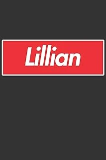 Lillian: Lillian Planner Calendar Notebook Journal, Personal Named Firstname Or Surname For Someone Called Lillian For Christmas Or Birthdays This ... Personolised Custom Name Gift For Lillian ürün görseli 1