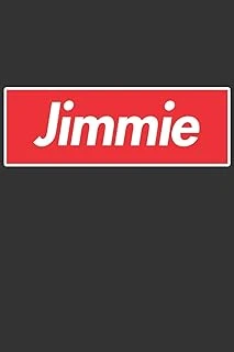 Jimmie: Jimmie Planner Calendar Notebook Journal, Personal Named Firstname Or Surname For Someone Called Jimmie For Christmas Or Birthdays This Makes ... Personolised Custom Name Gift For Jimmie ürün görseli 1