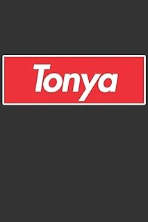 Tonya: Tonya Planner Calendar Notebook Journal, Personal Named Firstname Or Surname For Someone Called Tonya For Christmas Or Birthdays This Makes The Perfect Personolised Custom Name Gift For Tonya ürün görseli 1