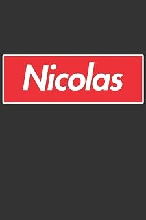 Nicolas: Nicolas Planner Calendar Notebook Journal, Personal Named Firstname Or Surname For Someone Called Nicolas For Christmas Or Birthdays This ... Personolised Custom Name Gift For Nicolas ürün görseli 1