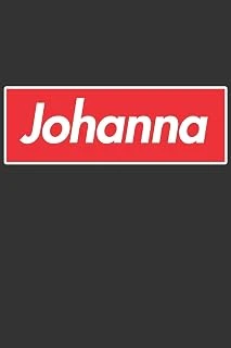 Johanna: Johanna Planner Calendar Notebook Journal, Personal Named Firstname Or Surname For Someone Called Johanna For Christmas Or Birthdays This ... Personolised Custom Name Gift For Johanna ürün görseli 1