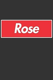 Rose: Planner Calendar Notebook Journal, Personal Named Firstname Or Surname For Someone Called For Christmas Or Birthdays This Makes The Perfect Personolised Custom Name Gift For ürün görseli 1
