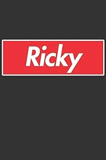 Ricky: Ricky Planner Calendar Notebook Journal, Personal Named Firstname Or Surname For Someone Called Ricky For Christmas Or Birthdays This Makes The Perfect Personolised Custom Name Gift For Ricky ürün görseli 1