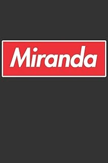 Miranda: Miranda Planner Calendar Notebook Journal, Personal Named Firstname Or Surname For Someone Called Miranda For Christmas Or Birthdays This ... Personolised Custom Name Gift For Miranda ürün görseli 1