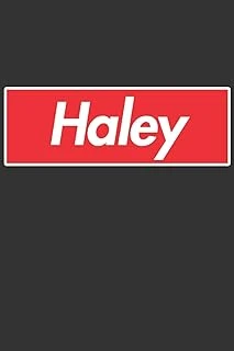Haley: Haley Planner Calendar Notebook Journal, Personal Named Firstname Or Surname For Someone Called Haley For Christmas Or Birthdays This Makes The Perfect Personolised Custom Name Gift For Haley ürün görseli 1