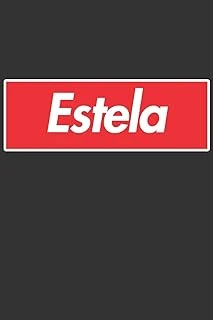 Estela: Estela Planner Calendar Notebook Journal, Personal Named Firstname Or Surname For Someone Called Estela For Christmas Or Birthdays This Makes ... Personolised Custom Name Gift For Estela ürün görseli 1