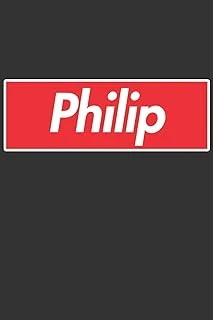 Philip: Philip Planner Calendar Notebook Journal, Personal Named Firstname Or Surname For Someone Called Philip For Christmas Or Birthdays This Makes ... Personolised Custom Name Gift For Philip ürün görseli 1