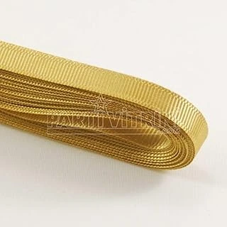Gold (Altın) Grogren Kurdela 1 Cm. X 10 Metre ürün görseli 1