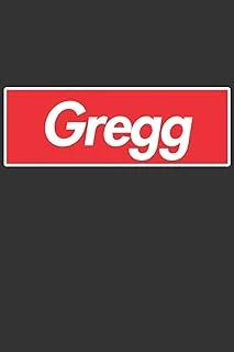 Gregg: Gregg Planner Calendar Notebook Journal, Personal Named Firstname Or Surname For Someone Called Gregg For Christmas Or Birthdays This Makes The Perfect Personolised Custom Name Gift For Gregg ürün görseli 1