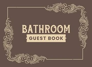 Independently Published Bathroom Guest Book: Funny Housewarming, Hilarious Poop Bathroom Journal For Guests, Classy Cover ürün görseli 1