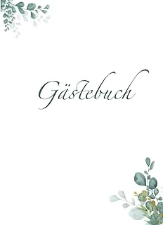 Independently Published Gästebuch: Gästebuch Für Hochzeit, Geburtstag, Ferienwohnung, Taufe, Hochzeitsgästebuch Weiß Mit 92 Seiten - Hardcover ürün görseli 1