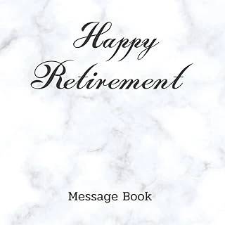 Happy Retirement Message Book: Retirement Party Gift, Keepsake And Guest Book For Messages ürün görseli 1