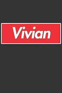 Vivian: Vivian Planner Calendar Notebook Journal, Personal Named Firstname Or Surname For Someone Called Vivian For Christmas Or Birthdays This Makes ... Personolised Custom Name Gift For Vivian ürün görseli 1