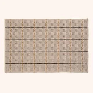 Costa Saçaklı Jakarlı Pamuk%100 Pamuk Kilim 180X250 Cm Bej ürün görseli 1