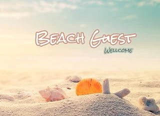 Beach Guest: Beach Guest Book Recording Your Guest Memories ürün görseli 1