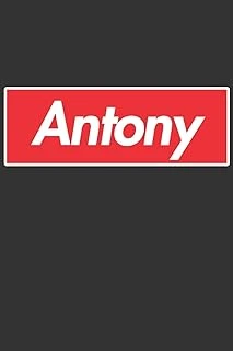 Antony: Antony Planner Calendar Notebook Journal, Personal Named Firstname Or Surname For Someone Called Antony For Christmas Or Birthdays This Makes ... Personolised Custom Name Gift For Antony ürün görseli 1