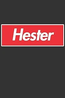 Hester: Hester Planner Calendar Notebook Journal, Personal Named Firstname Or Surname For Someone Called Hester For Christmas Or Birthdays This Makes ... Personolised Custom Name Gift For Hester ürün görseli 1