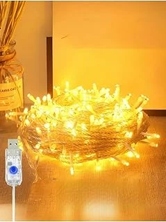 Yenigeldi 10 Mt Yılbaşı Led Günışığı Usb Girişli Noel Dekorasyon Üç Kademeli, Sarı ürün görseli 1