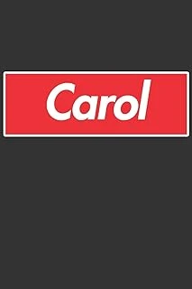 Carol: Carol Planner Calendar Notebook Journal, Personal Named Firstname Or Surname For Someone Called Carol For Christmas Or Birthdays This Makes The Perfect Personolised Custom Name Gift For Carol ürün görseli 1