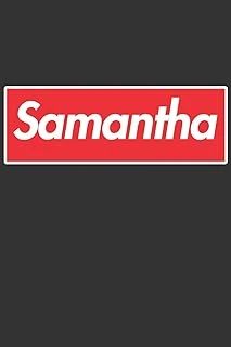 Samantha: Samantha Planner Calendar Notebook Journal, Personal Named Firstname Or Surname For Someone Called Samantha For Christmas Or Birthdays This ... Personolised Custom Name Gift For Samantha ürün görseli 1