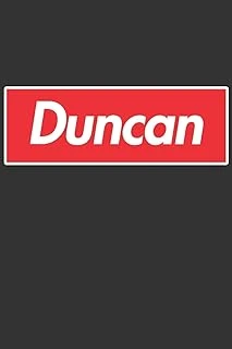 Duncan: Duncan Planner Calendar Notebook Journal, Personal Named Firstname Or Surname For Someone Called Duncan For Christmas Or Birthdays This Makes ... Personolised Custom Name Gift For Duncan ürün görseli 1