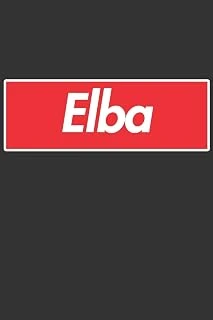 Elba: Elba Planner Calendar Notebook Journal, Personal Named Firstname Or Surname For Someone Called Elba For Christmas Or Birthdays This Makes The Perfect Personolised Custom Name Gift For Elba ürün görseli 1