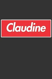 Claudine: Claudine Planner Calendar Notebook Journal, Personal Named Firstname Or Surname For Someone Called Claudine For Christmas Or Birthdays This ... Personolised Custom Name Gift For Claudine ürün görseli 1