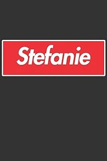 Stefanie: Stefanie Planner Calendar Notebook Journal, Personal Named Firstname Or Surname For Someone Called Stefanie For Christmas Or Birthdays This ... Personolised Custom Name Gift For Stefanie ürün görseli 1