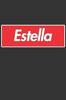 Estella: Estella Planner Calendar Notebook Journal, Personal Named Firstname Or Surname For Someone Called Estella For Christmas Or Birthdays This ... Personolised Custom Name Gift For Estella ürün görseli 1