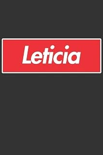 Leticia: Leticia Planner Calendar Notebook Journal, Personal Named Firstname Or Surname For Someone Called Leticia For Christmas Or Birthdays This ... Personolised Custom Name Gift For Leticia ürün görseli 1