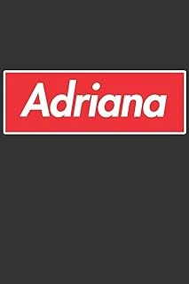 Adriana: Adriana Planner Calendar Notebook Journal, Personal Named Firstname Or Surname For Someone Called Adriana For Christmas Or Birthdays This ... Personolised Custom Name Gift For Adriana ürün görseli 1