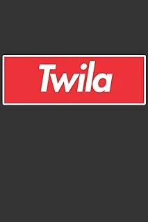 Twila: Twila Planner Calendar Notebook Journal, Personal Named Firstname Or Surname For Someone Called Twila For Christmas Or Birthdays This Makes The Perfect Personolised Custom Name Gift For Twila ürün görseli 1