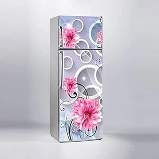 Buzdolabı Sticker Kaplama Dolap Kaplama Etiketi Yuvarlak Çiçek ürün görseli 1