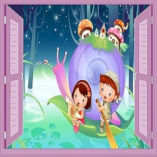 Çocuk Odası Bebek Odası Pencere Poster Duvar Kağıdı Kayıkçı ürün görseli 1