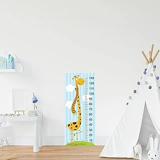 Çocuk Odası Bebek Odası Boy Ölçer Boy Cetveli Sticker Uzun Zürafa ürün görseli 1