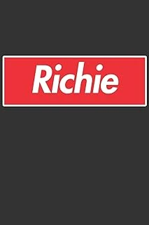 Richie: Richie Planner Calendar Notebook Journal, Personal Named Firstname Or Surname For Someone Called Richie For Christmas Or Birthdays This Makes ... Personolised Custom Name Gift For Richie ürün görseli 1