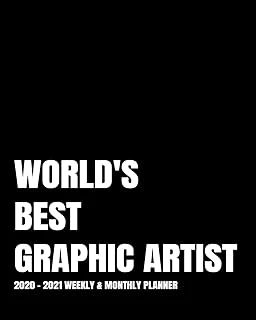 World'S Best Graphic Artist Planner: 2-Year 2020- 2021 Productivity Journal Daily / Weekly Monthly Dated Calendar Year Goal Setting Planner Organizer ... Inch Paperback Notebook ) Christmas Gift Idea ürün görseli 1
