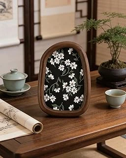 Dekoratif Fotoğraf Çerçevesi Koleksiyonu - Doğal Ahşap Metal Seçenekli, Masaüstü Duvar Çerçevesi (Ervan 10X15 Cm) ürün görseli 1
