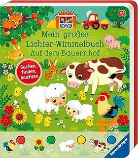 Mein Großes Lichter-Wimmelbuch: Auf Dem Bauernhof ürün görseli 1