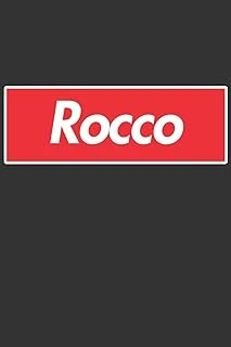 Rocco: Rocco Planner Calendar Notebook Journal, Personal Named Firstname Or Surname For Someone Called Rocco For Christmas Or Birthdays This Makes The Perfect Personolised Custom Name Gift For Rocco ürün görseli 1