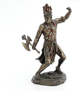 African Tanrı Lightning Savaş"Chango Shango Heykel Voodoo Santeria ürün görseli 1