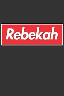 Rebekah: Rebekah Planner Calendar Notebook Journal, Personal Named Firstname Or Surname For Someone Called Rebekah For Christmas Or Birthdays This ... Personolised Custom Name Gift For Rebekah ürün görseli 1