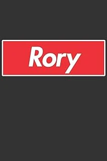 Rory: Rory Planner Calendar Notebook Journal, Personal Named Firstname Or Surname For Someone Called Rory For Christmas Or Birthdays This Makes The Perfect Personolised Custom Name Gift For Rory ürün görseli 1