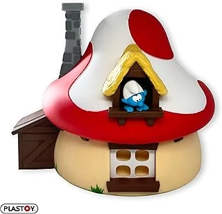 Plastoy Şirinler Evi Kumbara, Smurfs Mushroom House Money Box ürün görseli 1